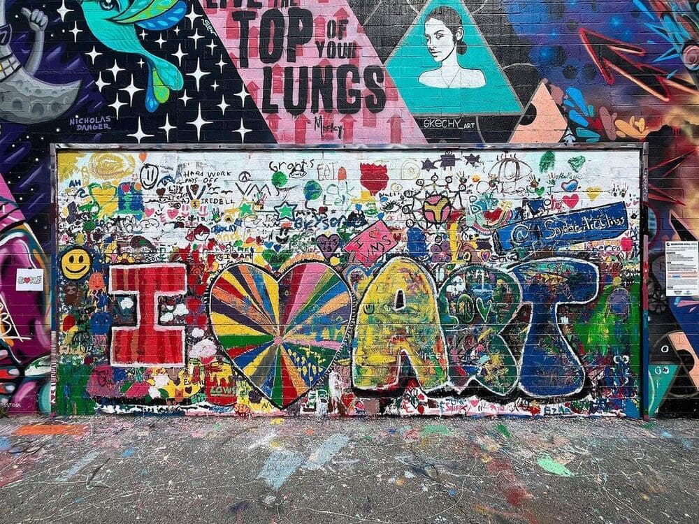 Alley Art Wall -